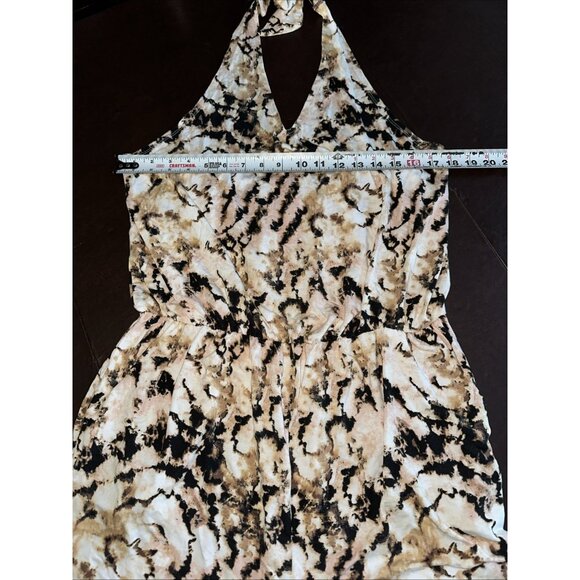 Versona Womens Open-Back Tie-Dye Print Sleeveless Romper size L - Picture 7 of 8